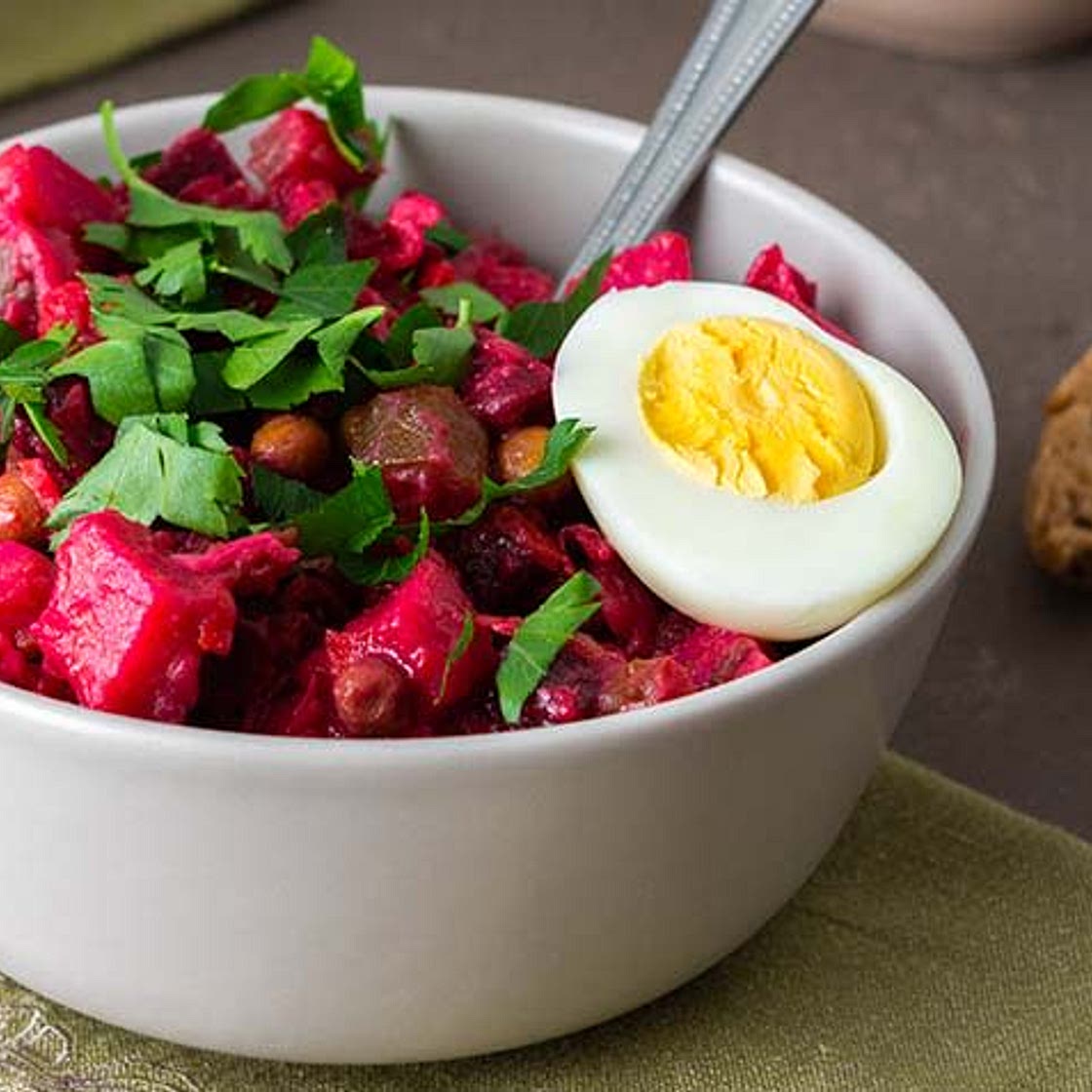 Ensalada de Remolacha y Huevo