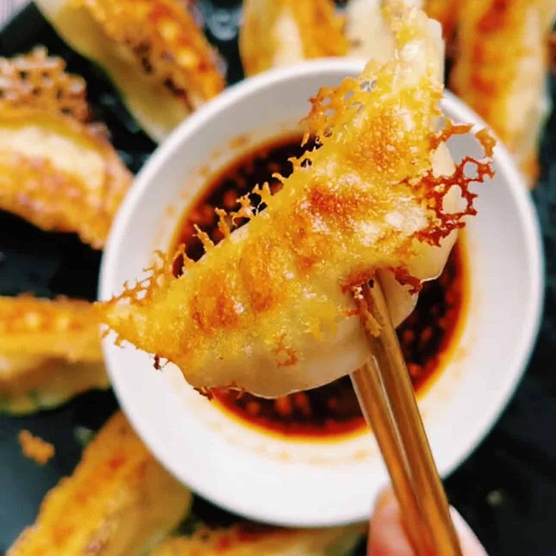 Crispy Potstickers- Quick and Easy Dinner