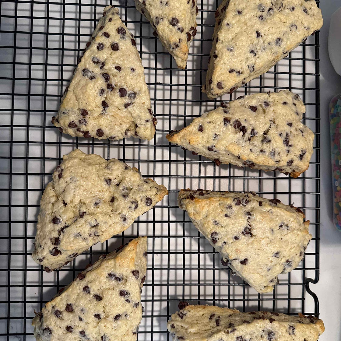 Chocolate Chip Scones