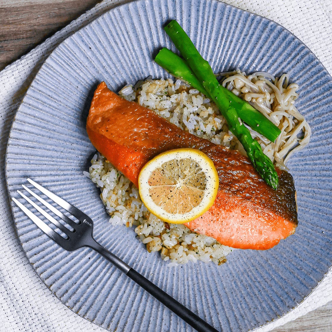Soy Sauce and Butter Salmon