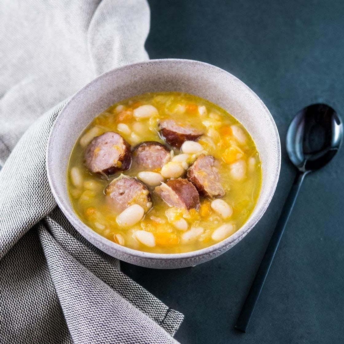 Soupe campagnarde au diots de Savoie