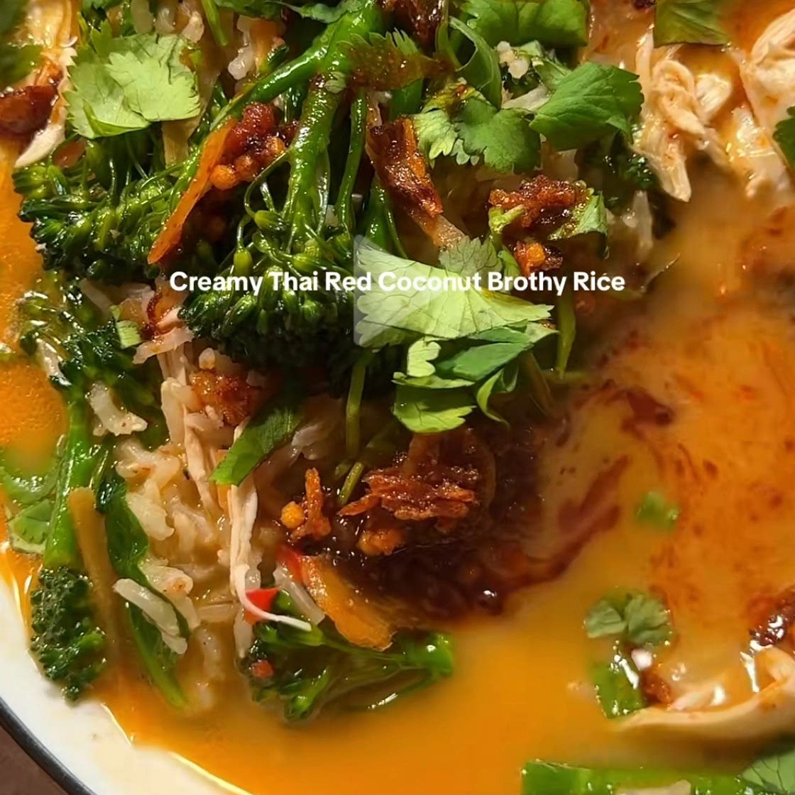 Thai Red Coconut Brothy Rice