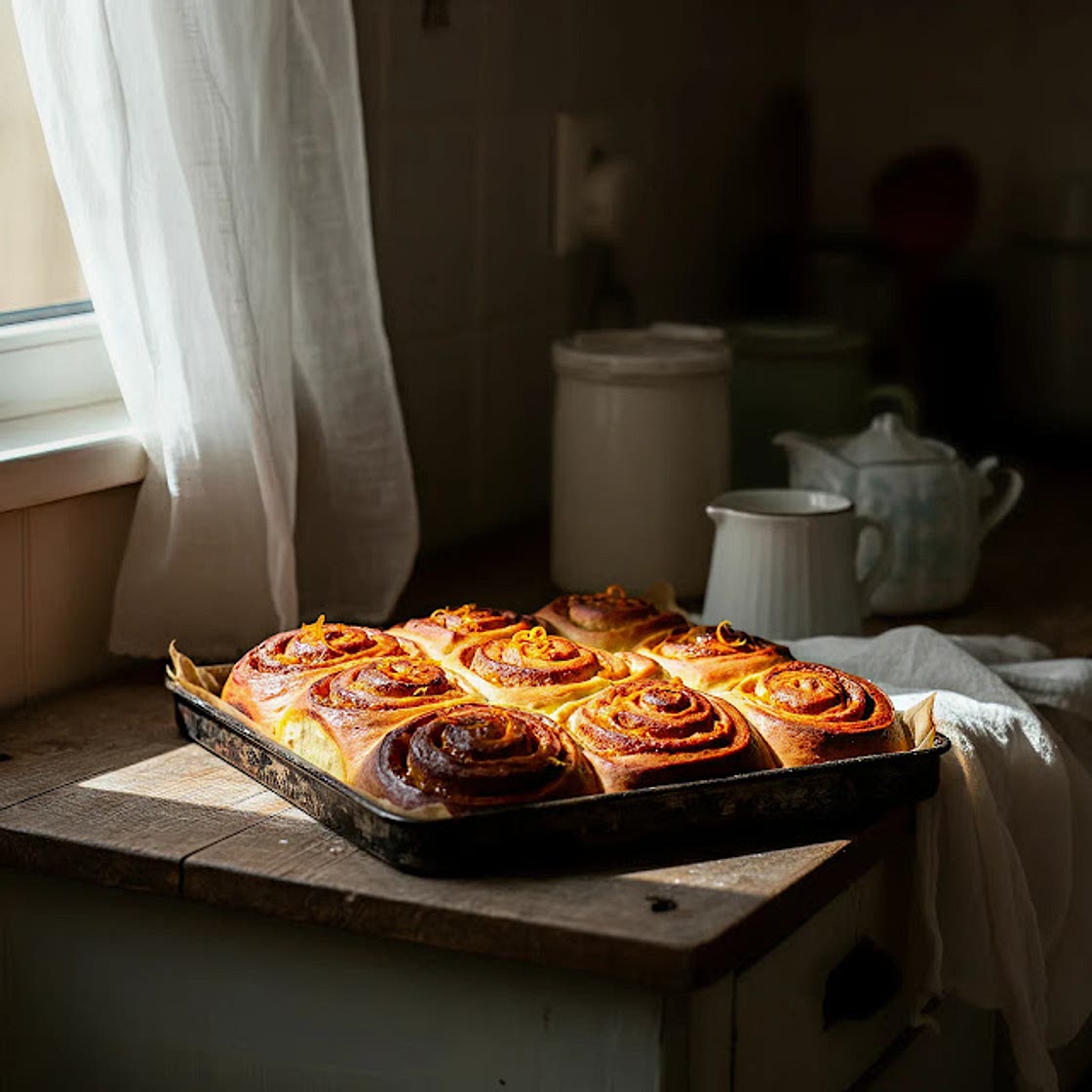 Homemade Orange Sweet Rolls Recipe