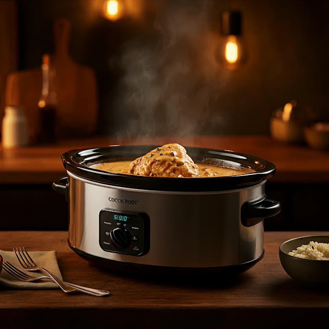 Easy Slow Cooker Smothered Chicken Recipe
