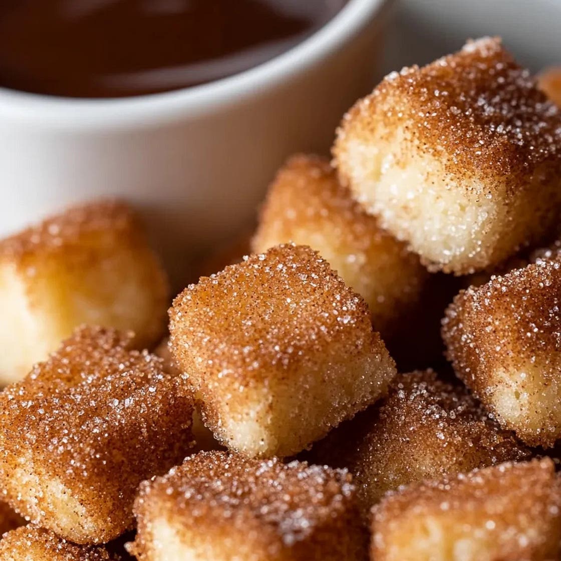 Delicious Angel Cake Churro Bites Recipe