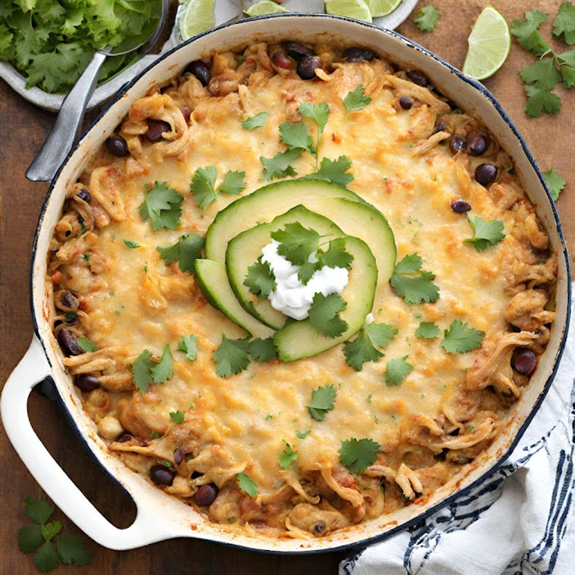 Mexican Chicken Casserole: Easy & Flavorful!