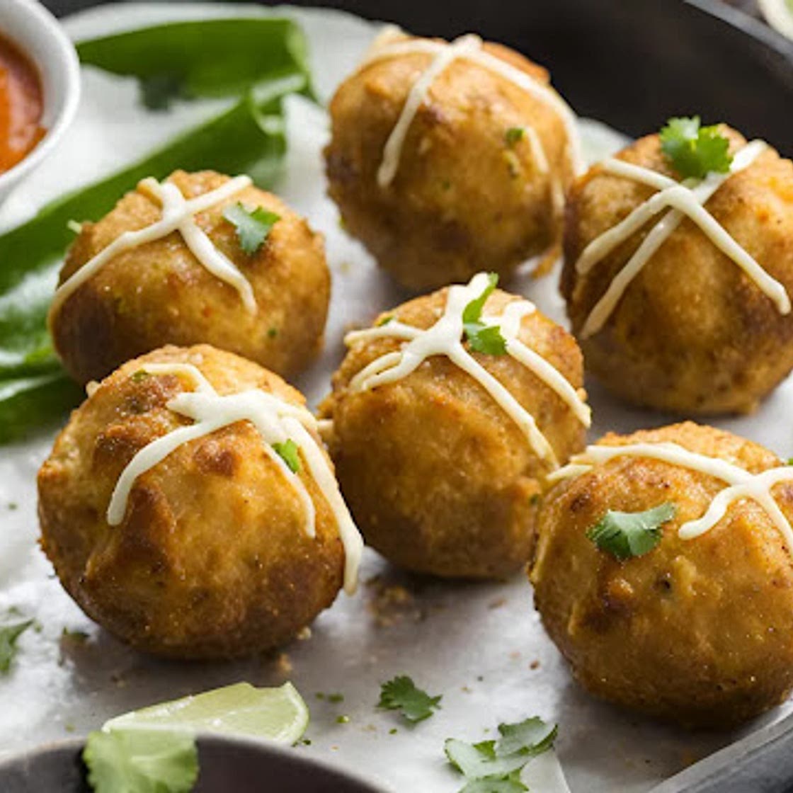 Crispy Paneer Bombs - Indian Cheese-Stuffed Party Appetizer