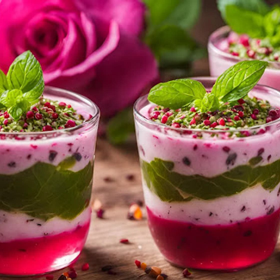 Paan Falooda Shots - Indian Desserts