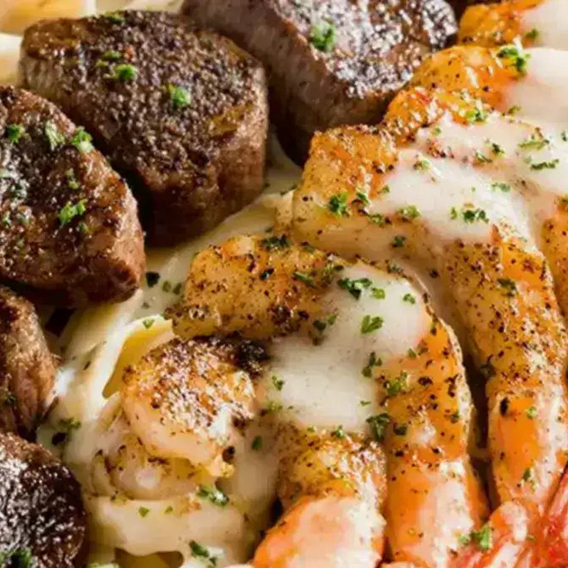 Pasta with Beef and Cream Sauce