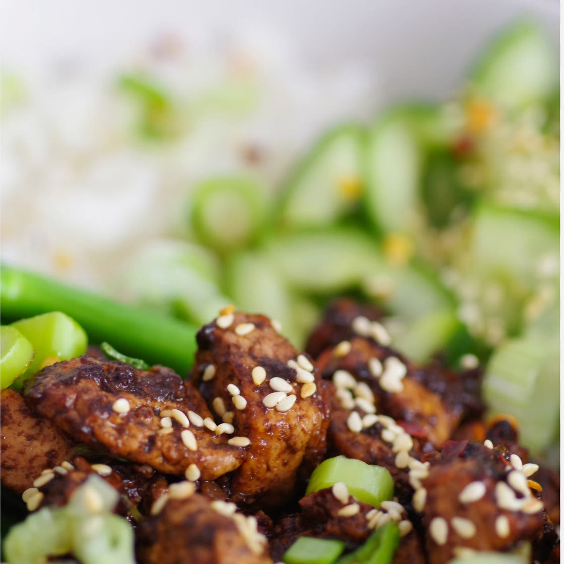 Black Garlic Chicken Teriyaki