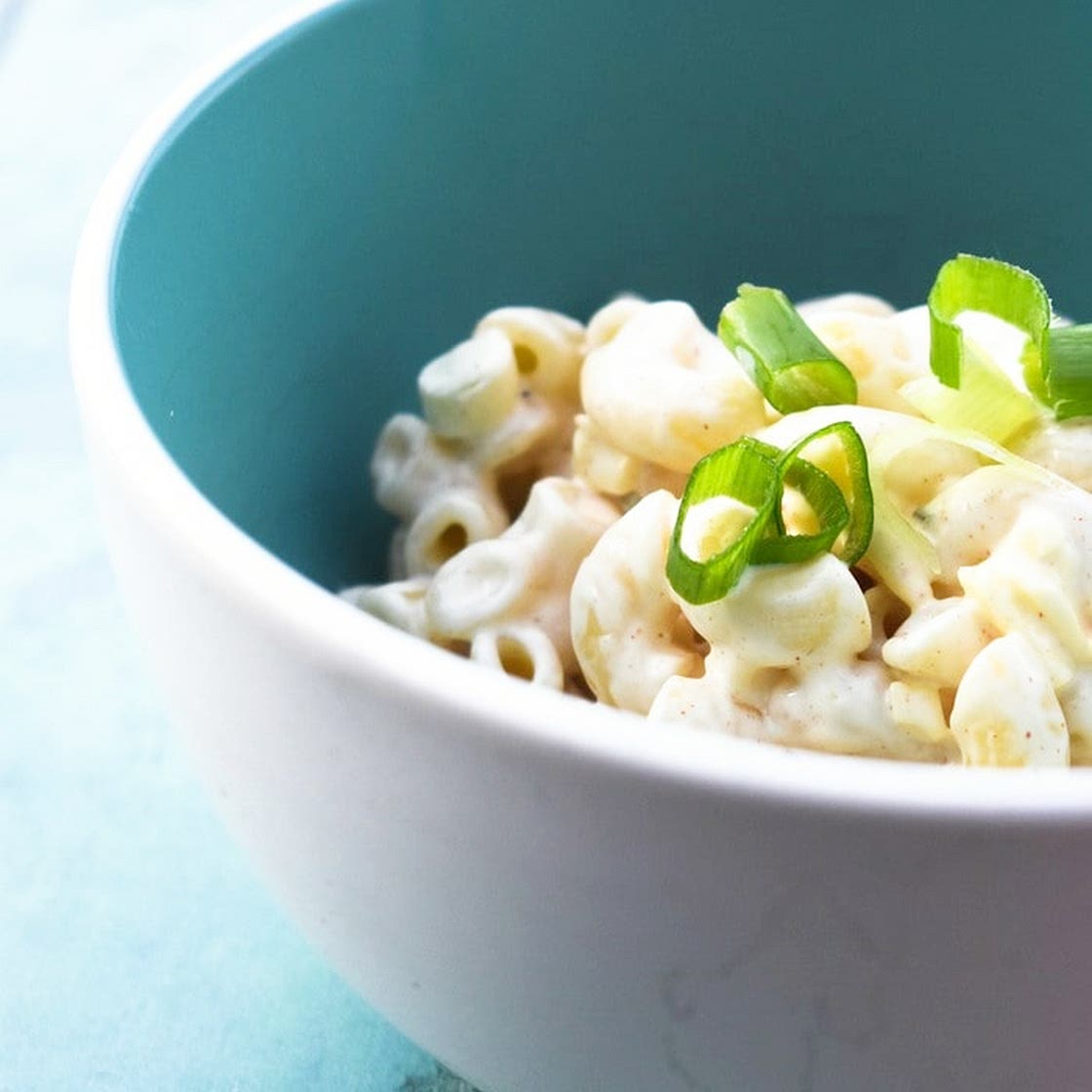 Vegan Creamy Cheese Pasta Salad