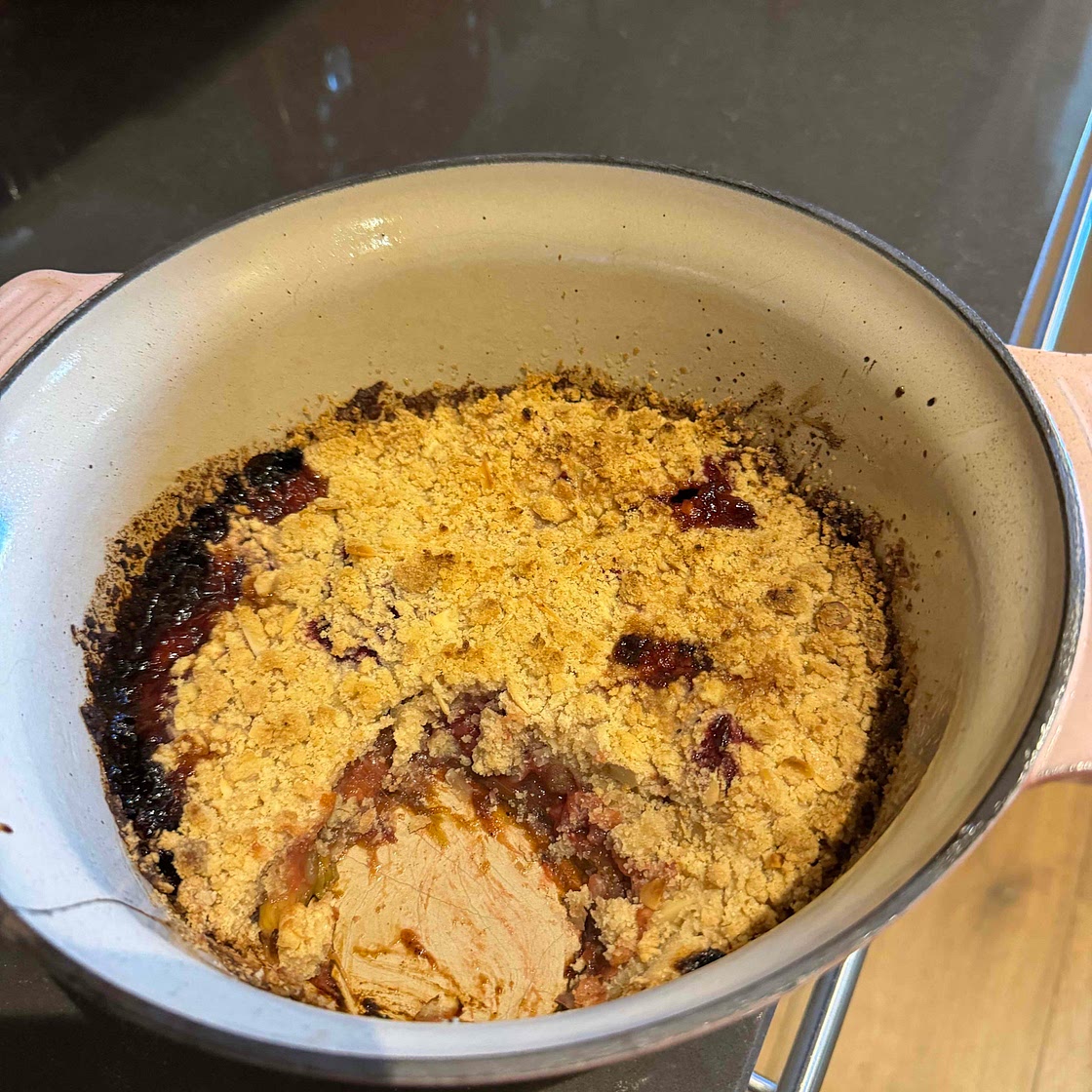 Rhubarb Crumble