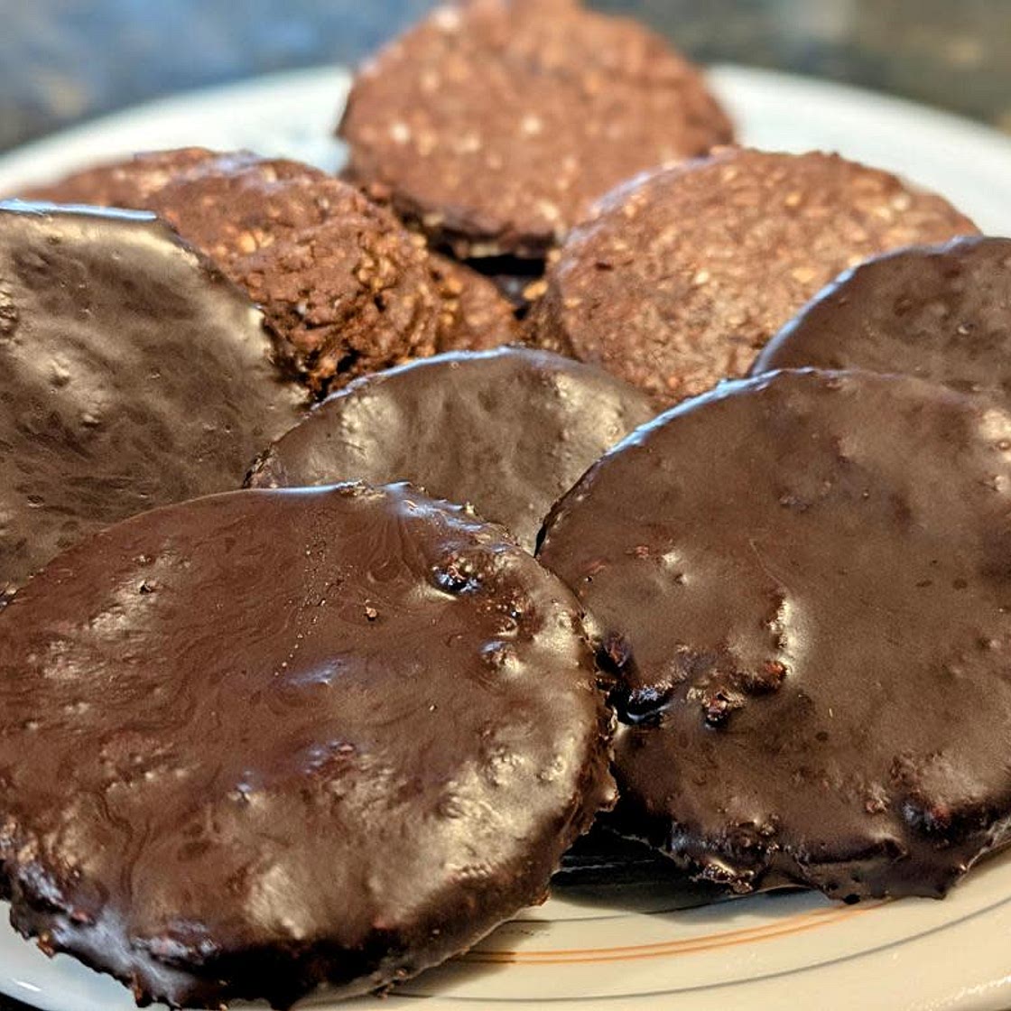 Homemade Thin Mint Cookies