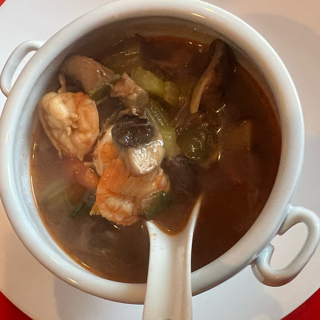 Tom Yum Gai (Thai Hot and Sour Chicken Soup)