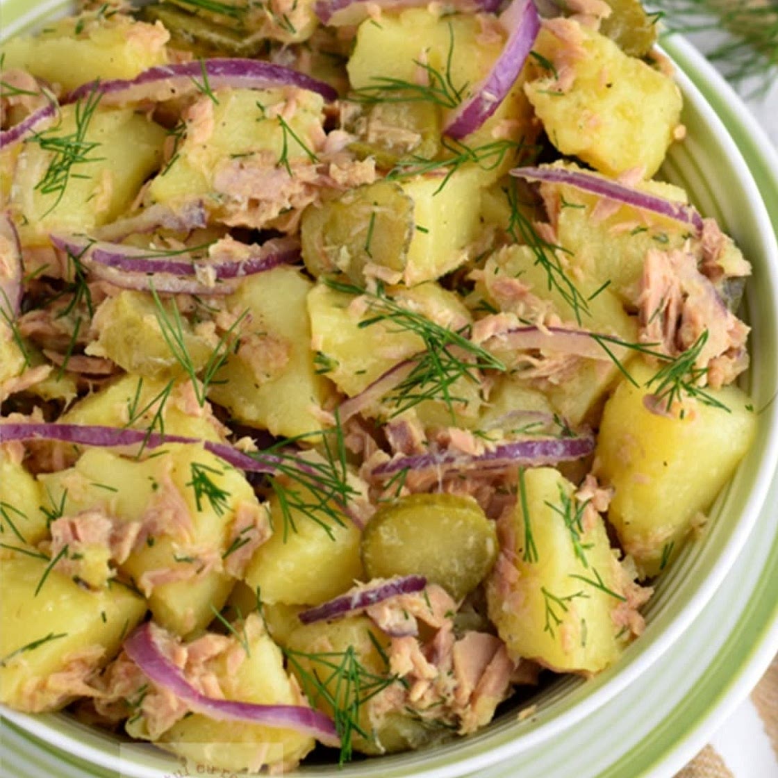Salata de cartofi cu ton