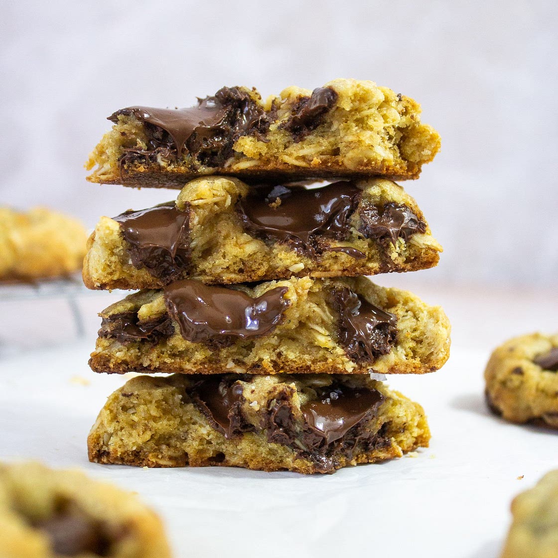 Brown Butter Oatmeal Chocolate Chip Cookies