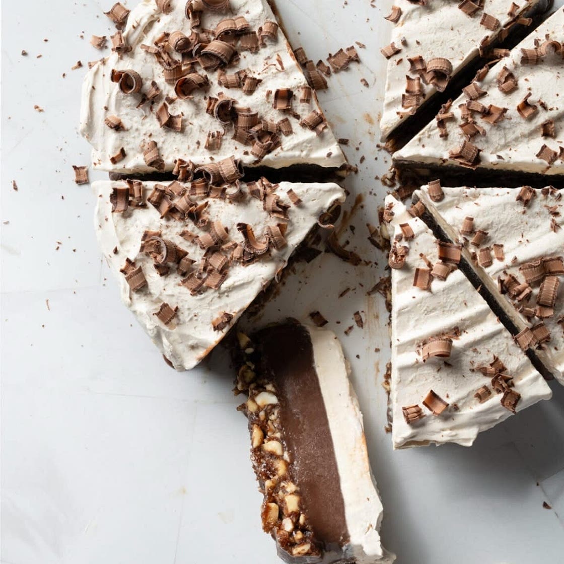 D'licious Coffee Toffee Chocolate Pie
