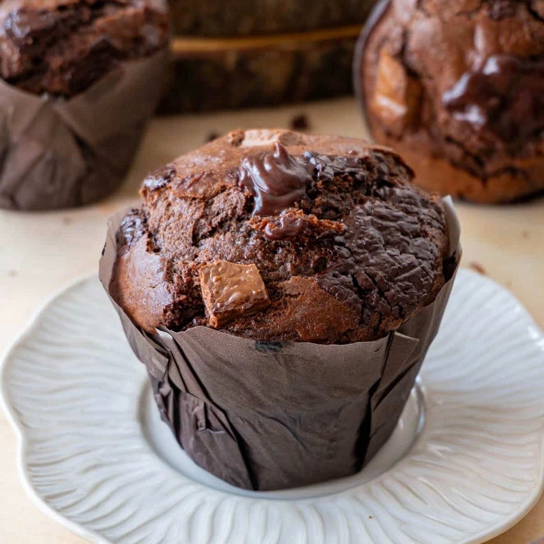 D'licious Chocolate Banana Muffins [Gluten Free]