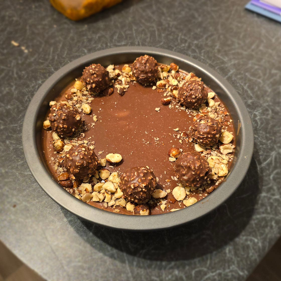 Ferrero Rocher Nobake Cheesecake