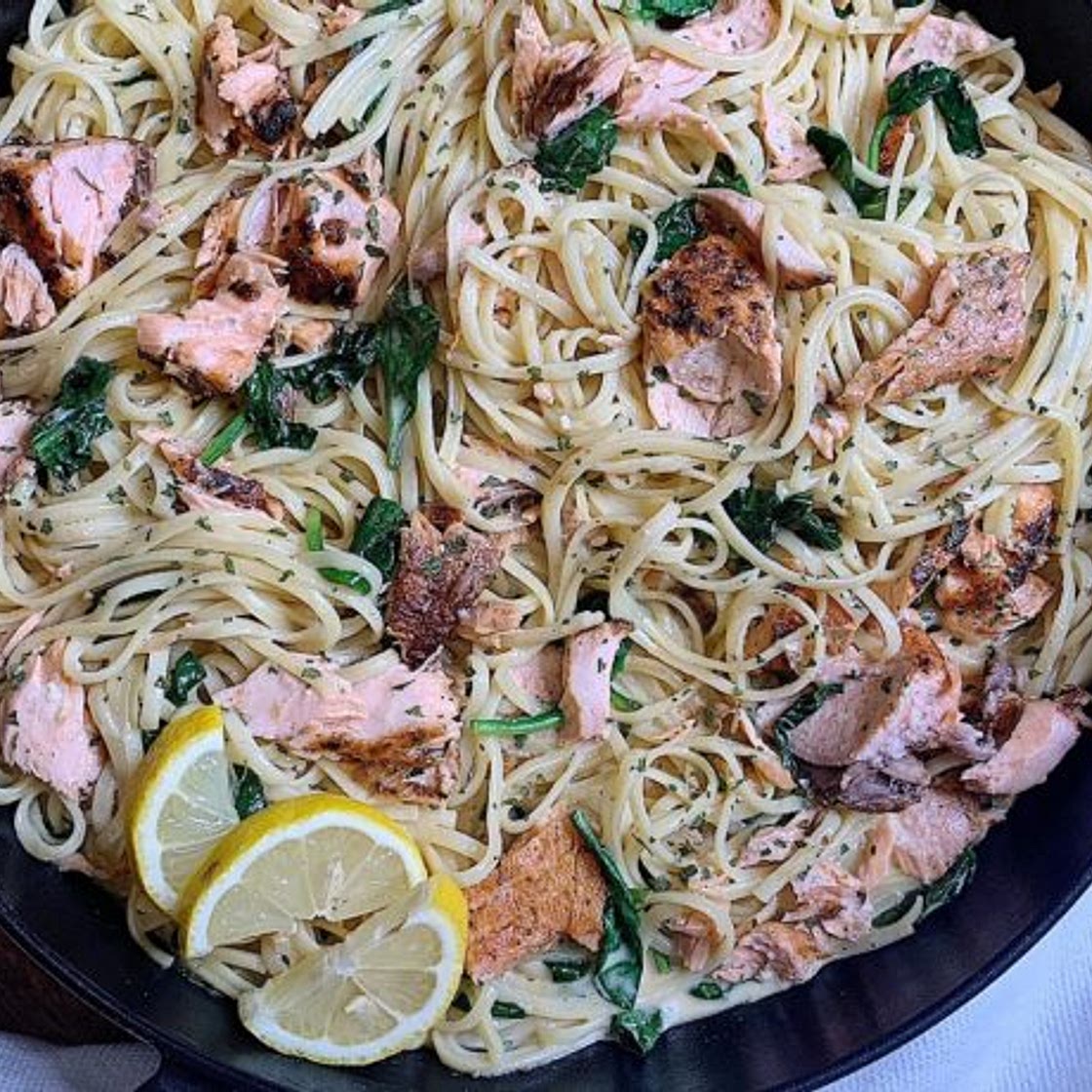 Creamy Lemon & Herb Salmon