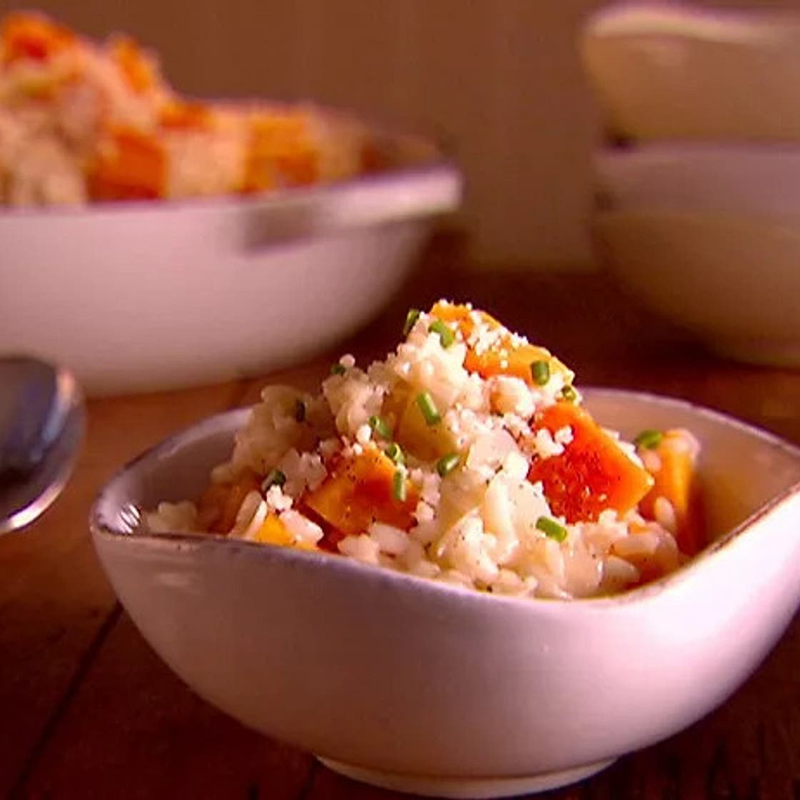 Brown butter risotto with lobster