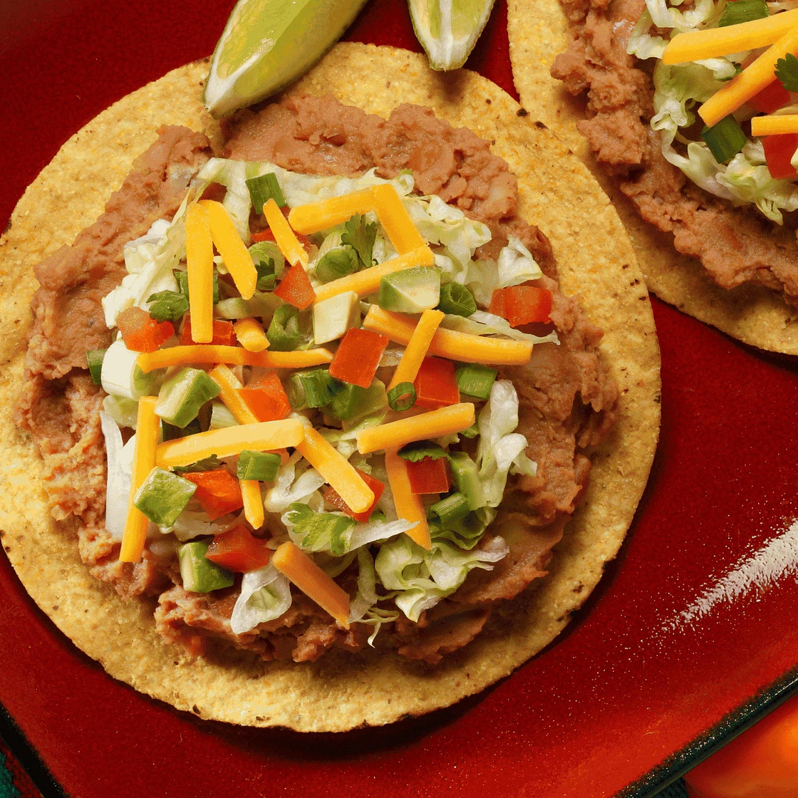 Tortilla Chips with Beans and Cheese
