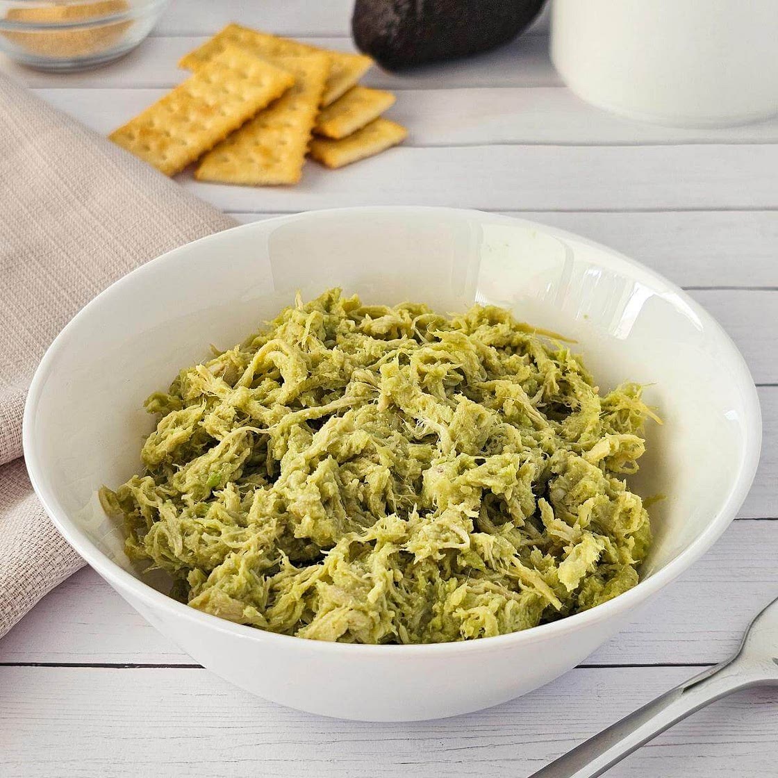 3-Ingredient Avocado Chicken Salad Recipe No Mayo