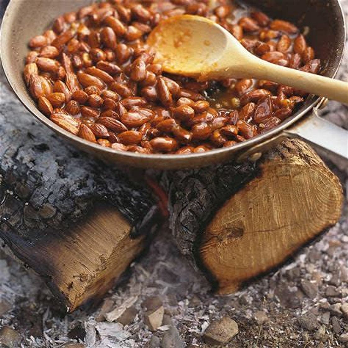 Spicy Carmelized Almonds