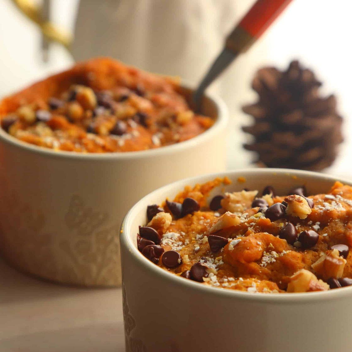 Vegan Pumpkin Mug Cake