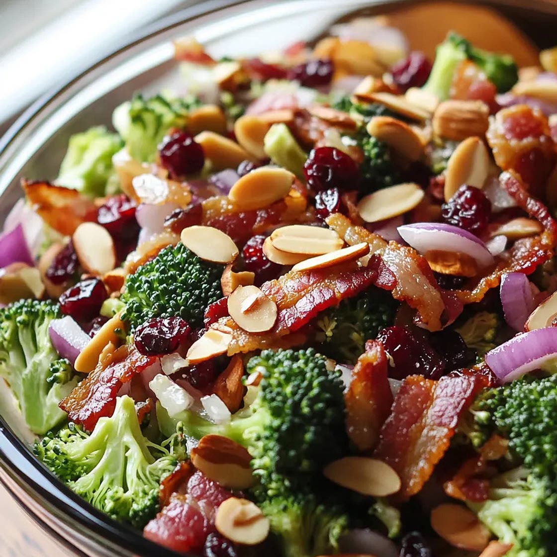 10-Minute Broccoli Bacon Salad with Honey Mustard (No Mayo!)