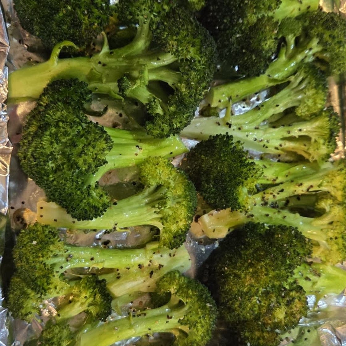 Roasted Garlic Lemon Broccoli