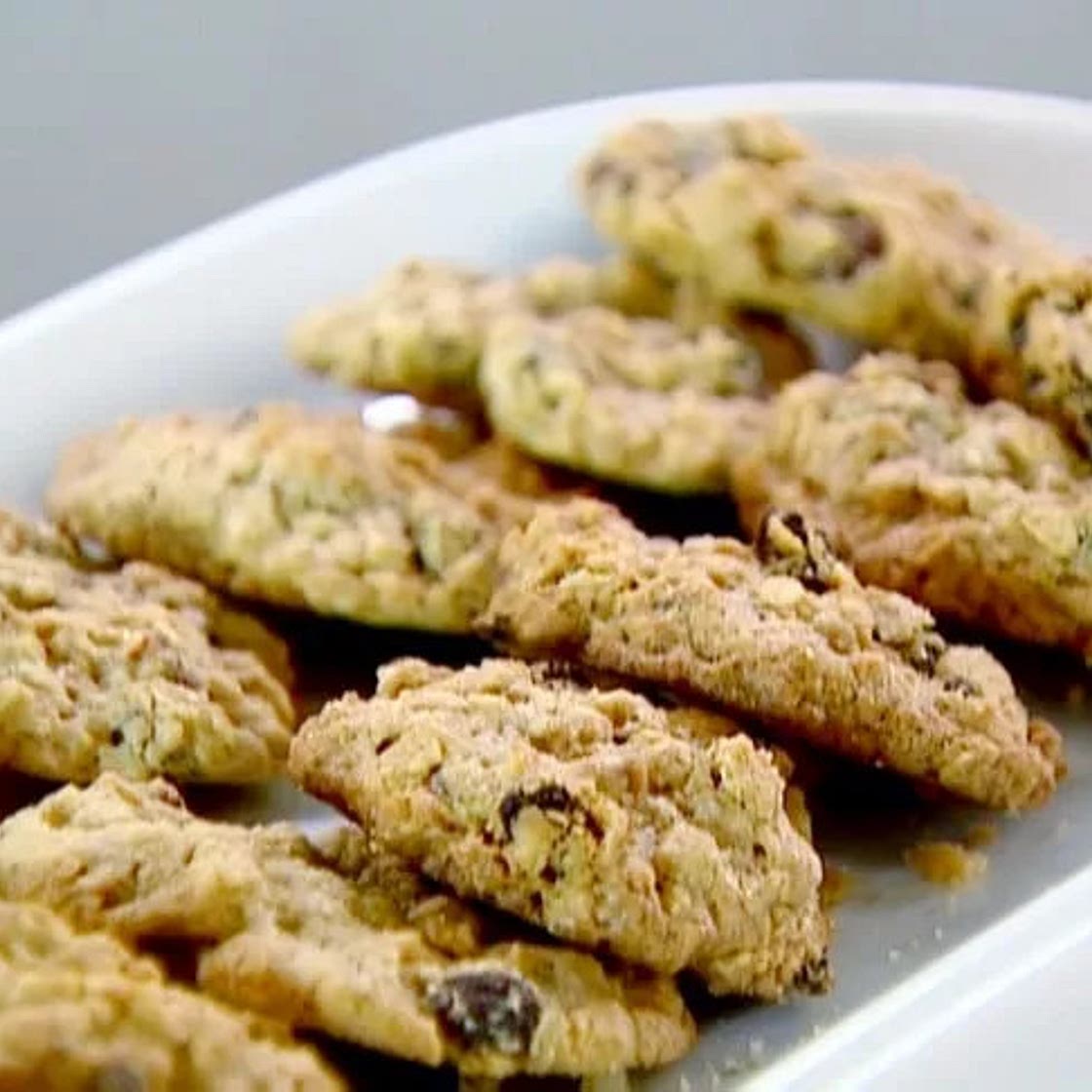 Raisin pecan oatmeal biscuits