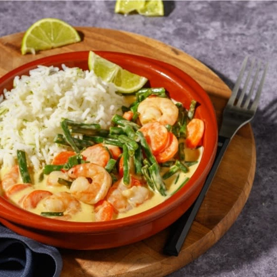 Prawn Green Thai Style Curry