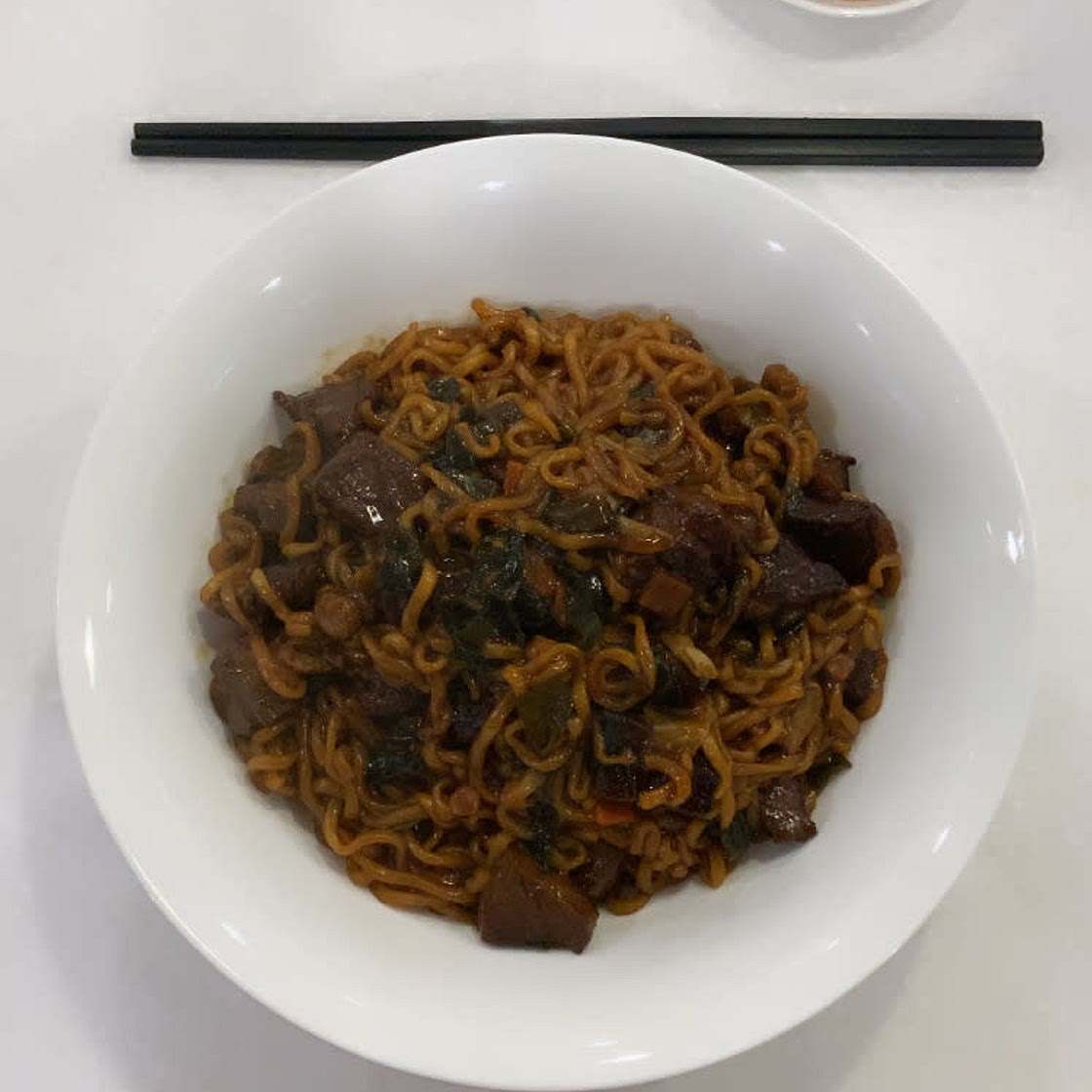 Jjapaguri (Ram-Don) Noodles 