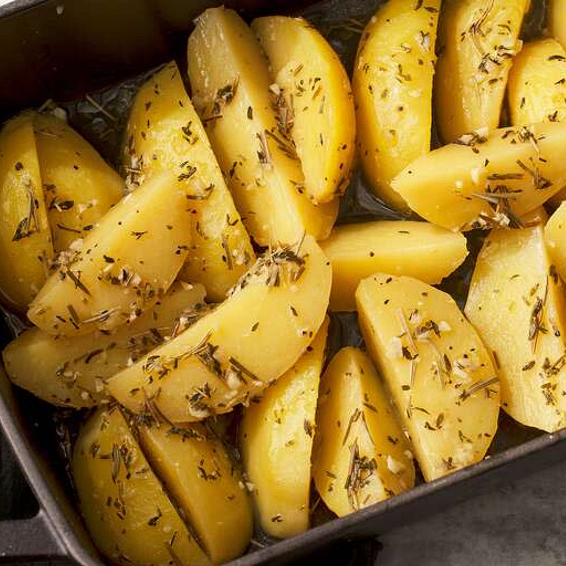 Greek Lemon Potatoes