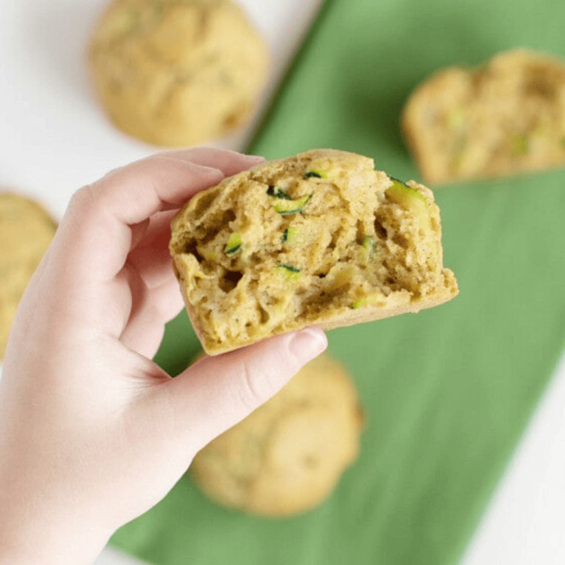 Kid-Requested Healthy Zucchini Muffins (20 Minutes) | Baby Foode