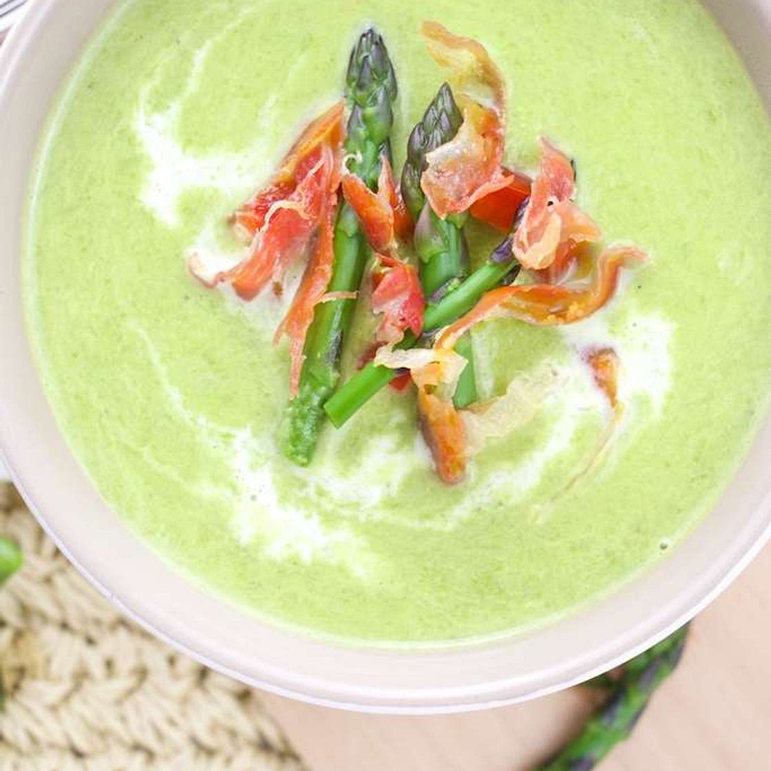 Creamy Green Asparagus Soup