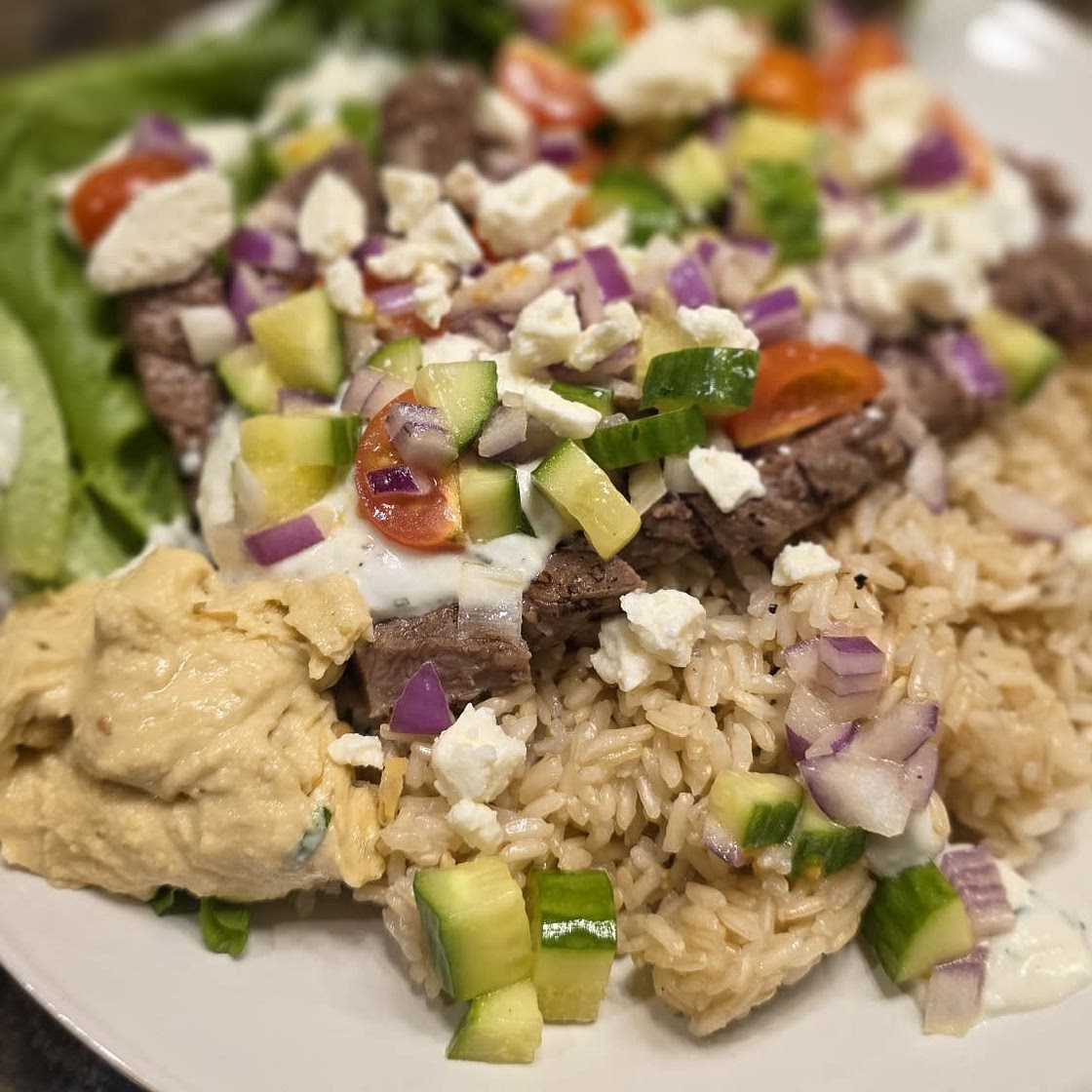 Mediterranean Steak Bowls