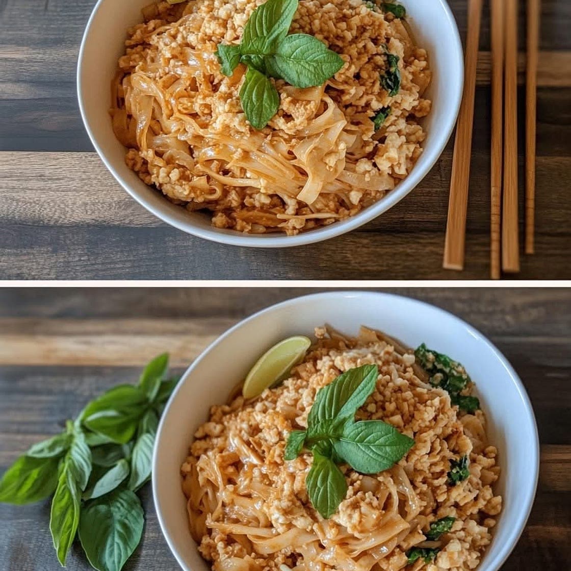 Pad thaï aux poulets