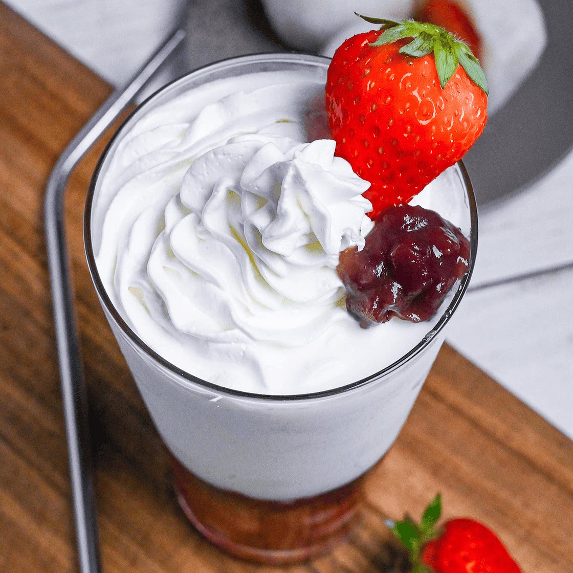 Strawberry Mochi Milk (Nana's Green Tea Copycat Recipe)
