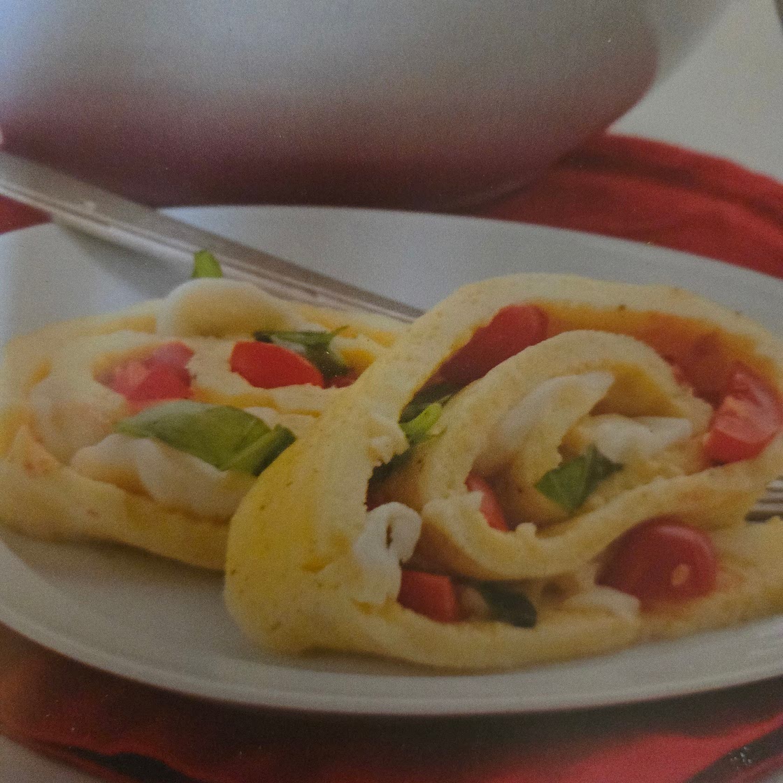 Caprese Omelet Roll
