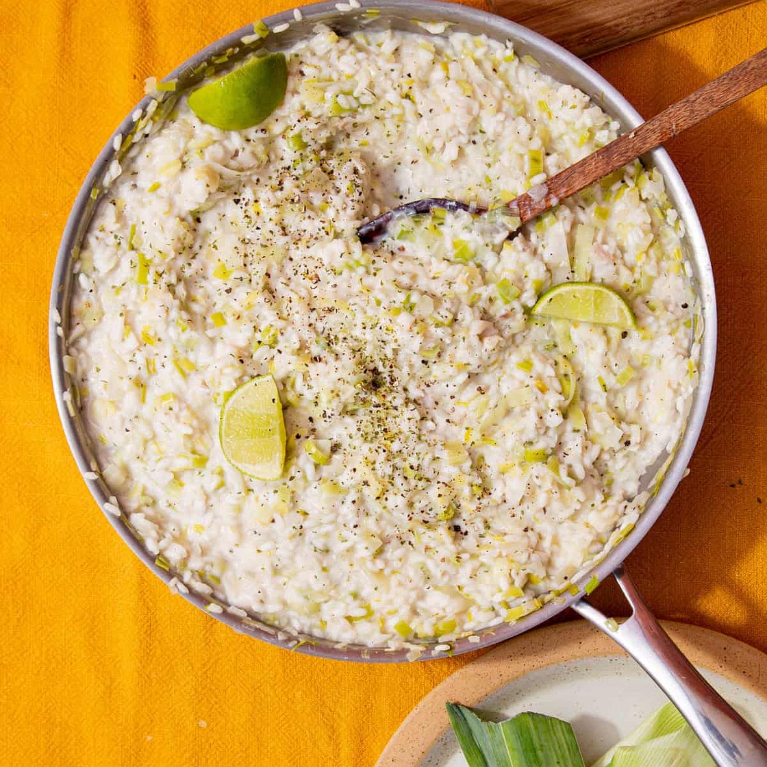 Fish Risotto (Haddock and Leek Risotto)