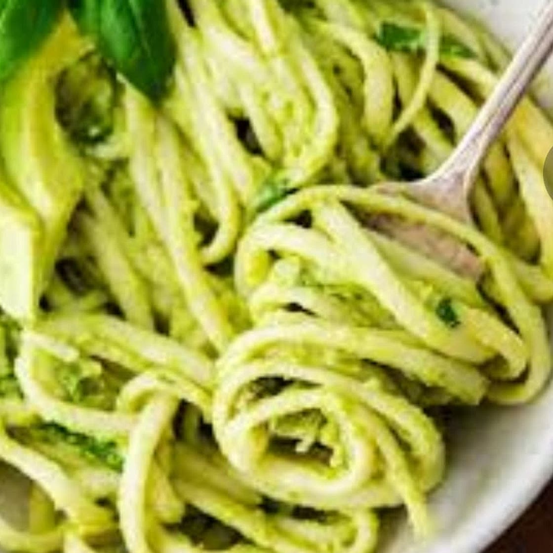 Avocado dip corn pasta salad