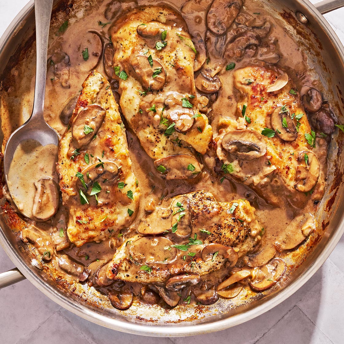 Creamy Chicken Marsala