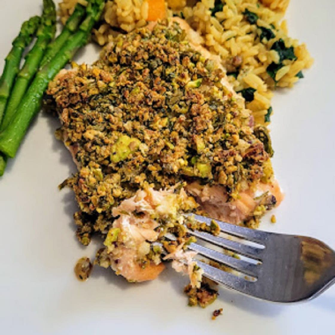 Pistachio Crusted Salmon
