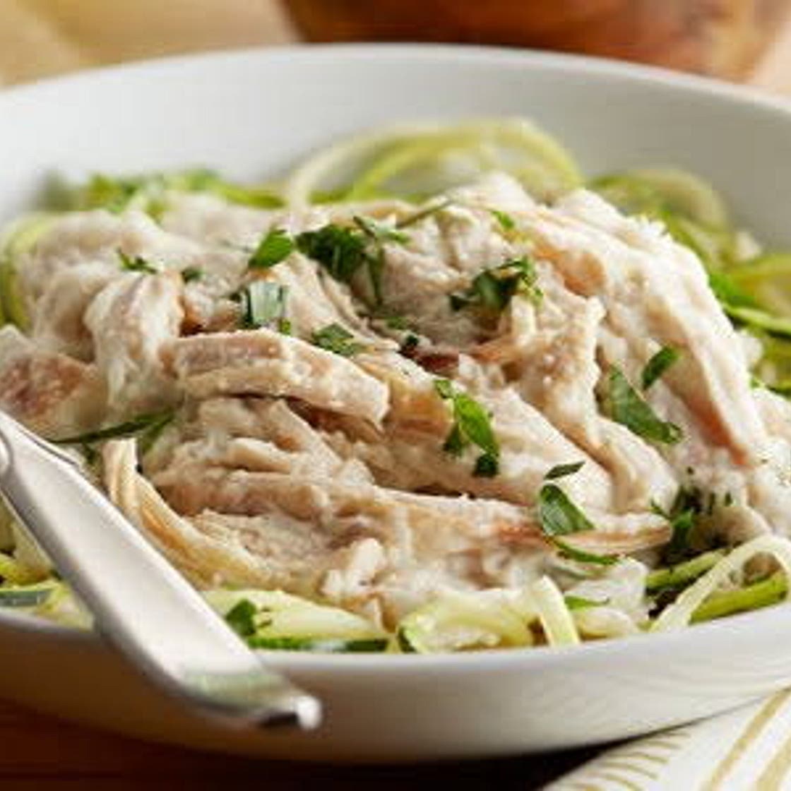 Chicken Zoodle Alfredo