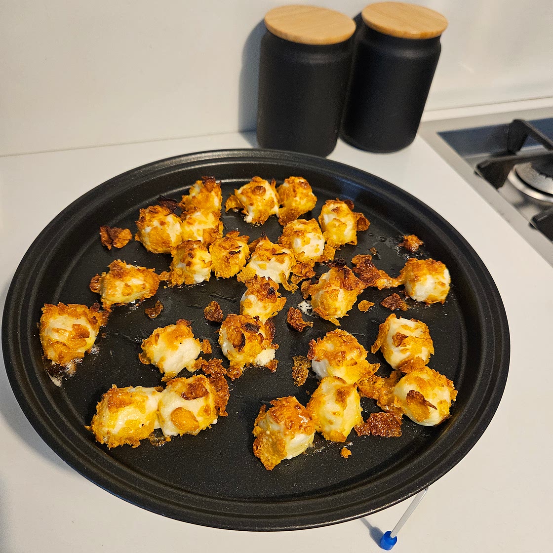 Cubetti di Feta Croccante ai Cornflakes #Microonde #Microwave