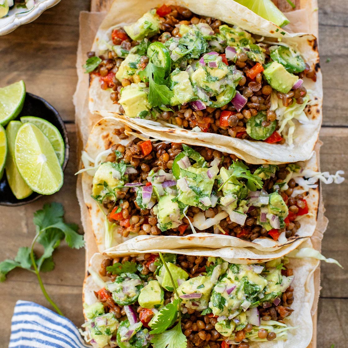 Spicy Lentil Tacos