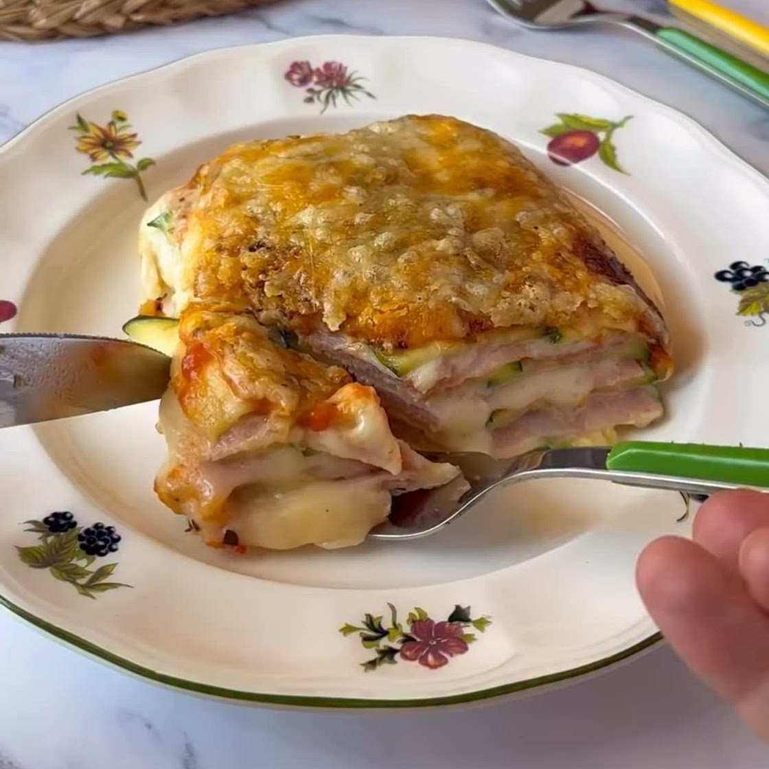 Lasaña de calabacín