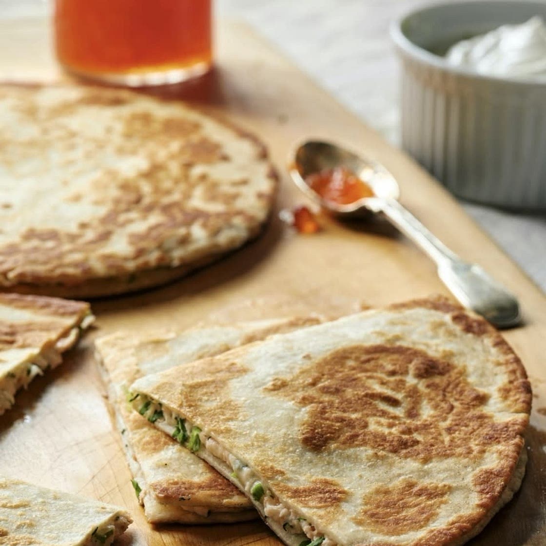 Smoked Salmon Quesadillas